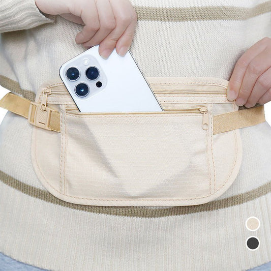 Anti-Theft Money Belt with RFID Blocking - Denna