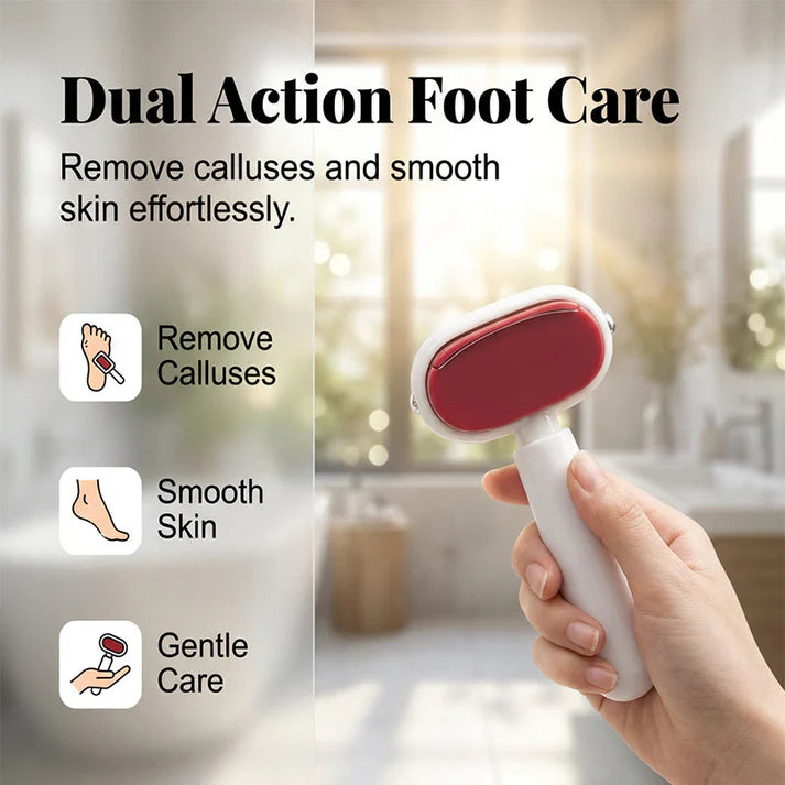 🔥Double-Sided Foot Scraper for Callus Removal