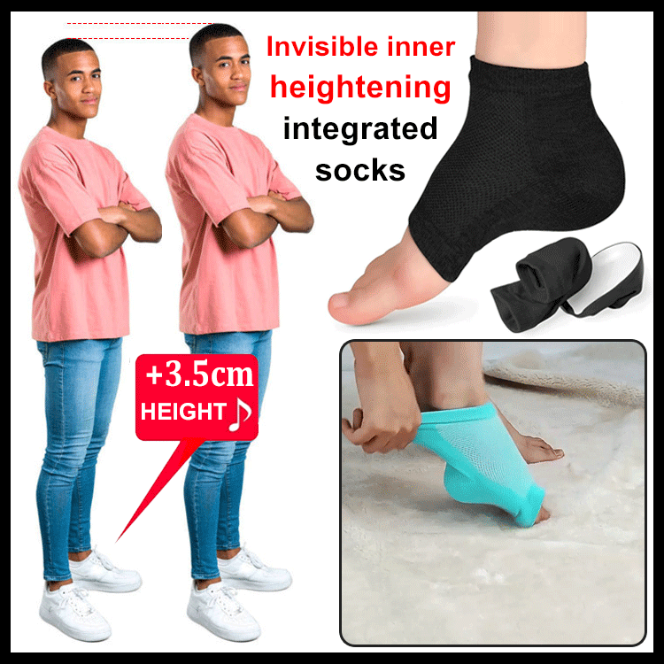 Bionic invisible height-enhancing socks