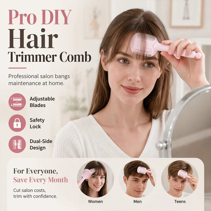 Portable Dual-Use Hair Trimming Comb - Denna