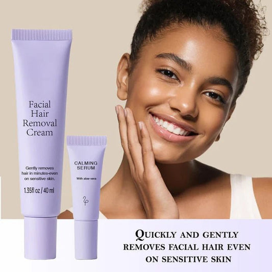 🔥Gentle and Painless Facial Hair Removal Cream - Denna