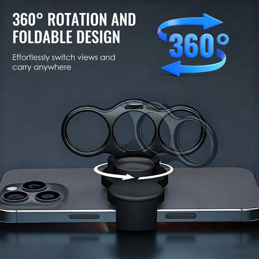 🥳2026 HOT SALE🥳💞50K+ SOLD!💥🆘Dual-Ring Three-Finger Back Clip Holder🎒✨ - Denna