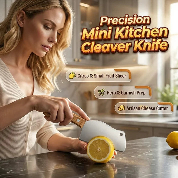 Stainless Steel Mini Fruit Kitchen Cleaver Knife