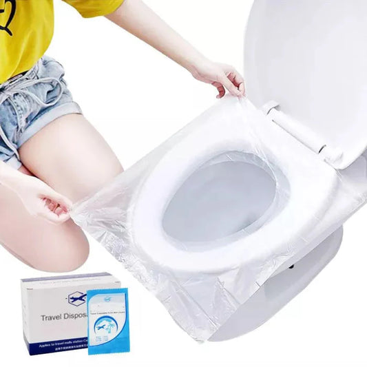 Biodegradable Disposable Plastic Toilet Seat Cover （24 Pcs/Set)