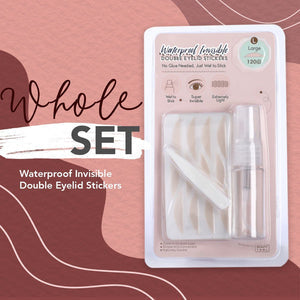 Waterproof Invisible Double Eyelid Stickers (120PCS)