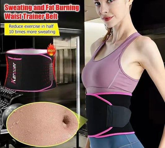 Sweating Silver Ion Corset Waist Trainer Belt with Pocket