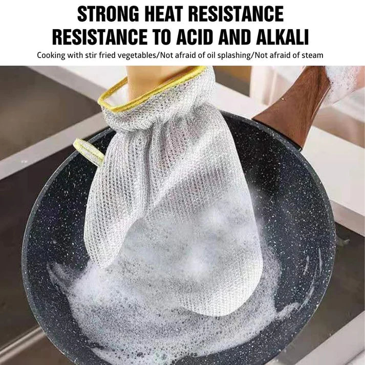 Reusable Steel Wire Dishwashing Gloves🧤
