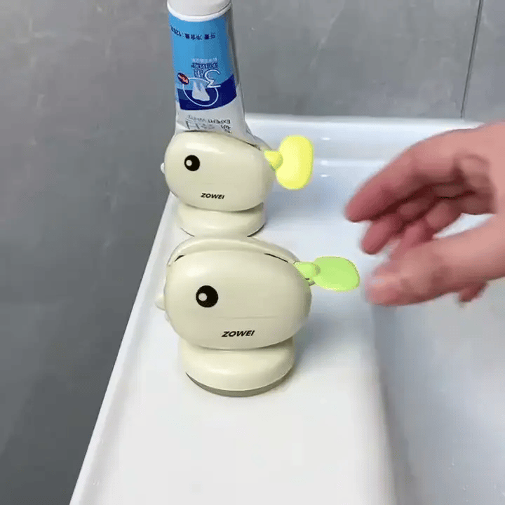 lazy wall suction cup storage toothpaste squeezer