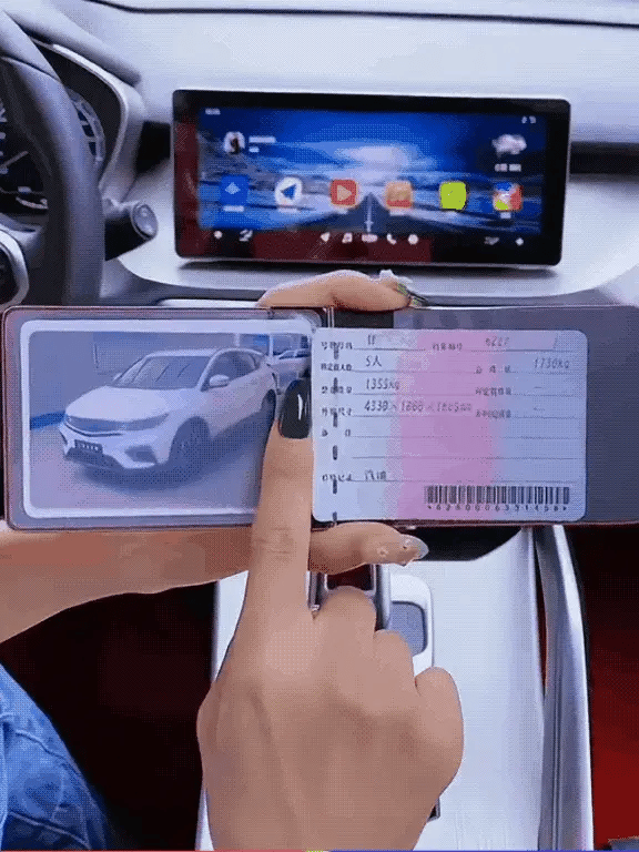 [Hot style ultra-thin] Aluminum alloy car logo engraved card holder