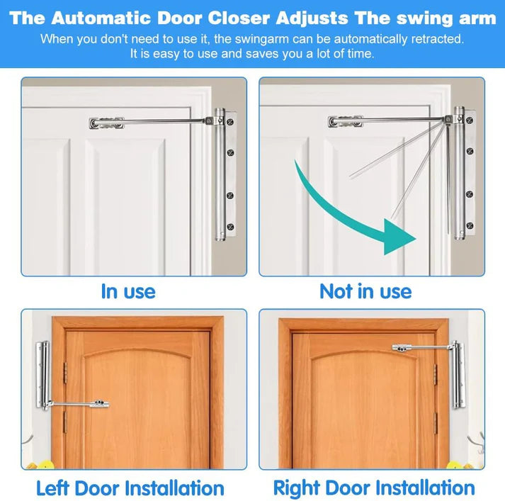 🔥Last Day Promotion 49% OFF -🏡Automatic Door Self-Closing Hinge
