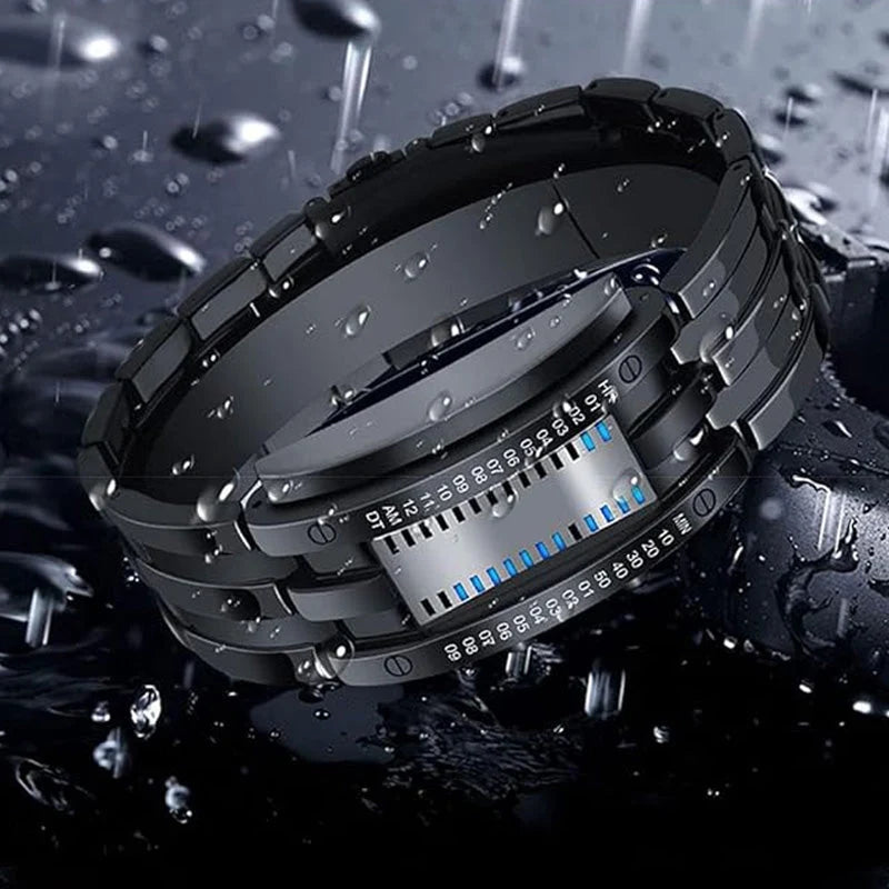 ⌚ 50% OFF NOW! 🤓 Cyberpunk Binary LED Watch