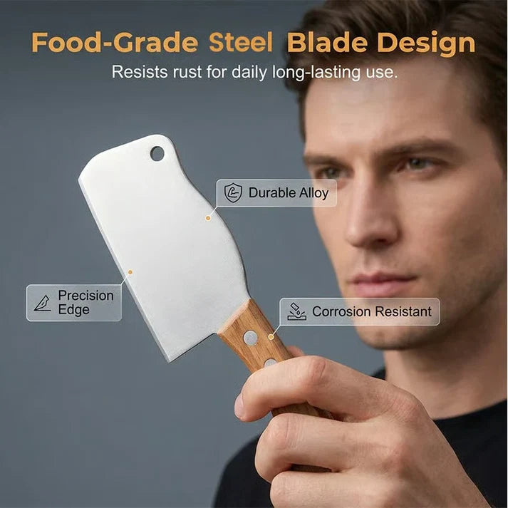 Stainless Steel Mini Fruit Kitchen Cleaver Knife
