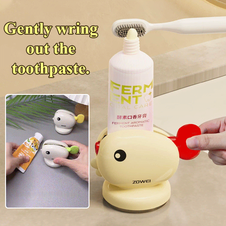 lazy wall suction cup storage toothpaste squeezer