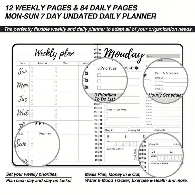 🔥Last Day 49% OFF - Weekly Planner