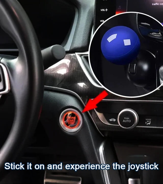 One key start car button rocker decoration