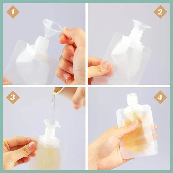 Reusable Leak-Proof Travel Bottles(6Pcs/Set)