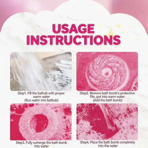 🍭Reusable Cute Lollipop Bath Bomb🧼Colorful Bubble Bath Ball for Fun Bath Time🛁