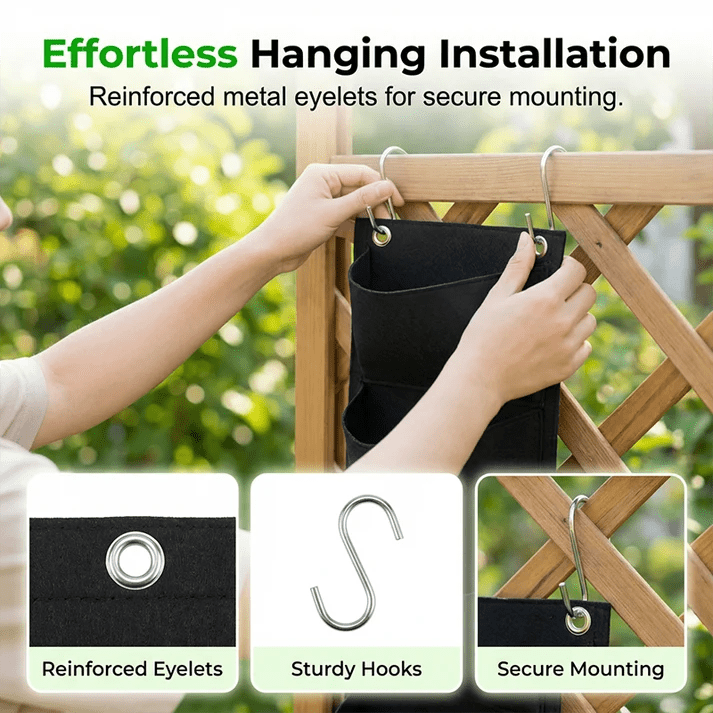 Space Saving Vertical Planter Bags - Denna