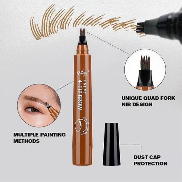 3 Colors Waterproof Eyebrow Pencil