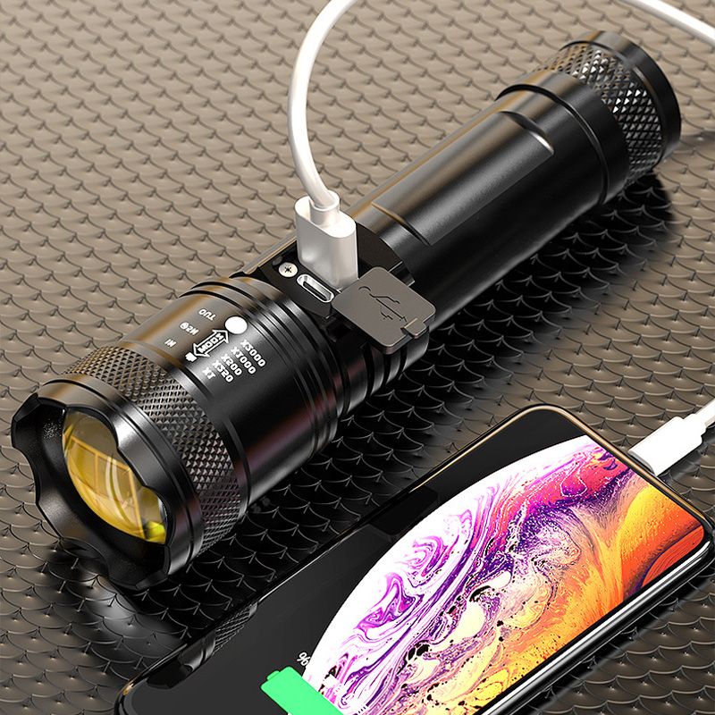 💥 Super-powerful zoom flashlight – extremely bright & waterproof – perfect for outdoor use & emergencies!