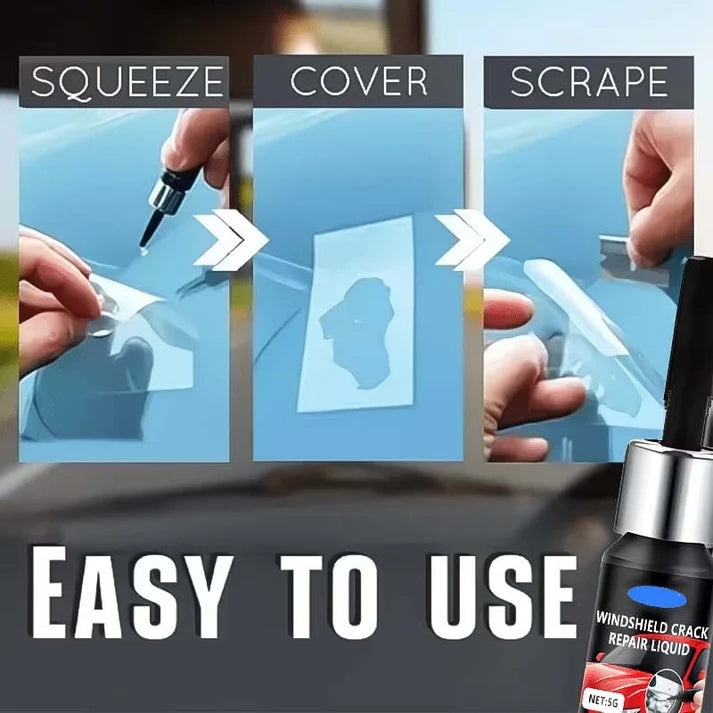 Portable DIY Windshield Crack Repair Kit