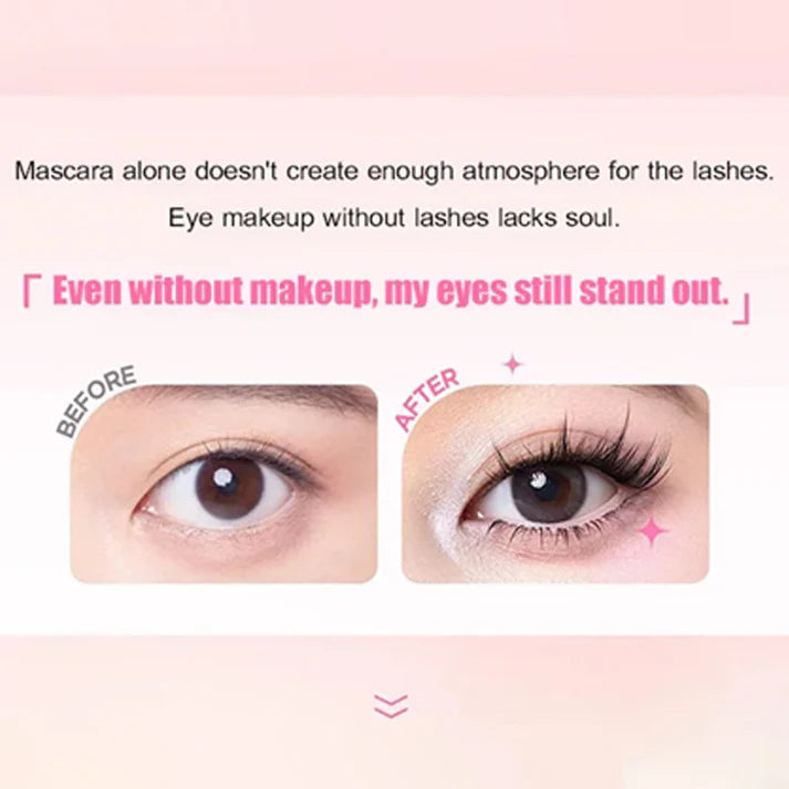 💕Self-Adhesive Fox-Eye Winged False Eyelashes