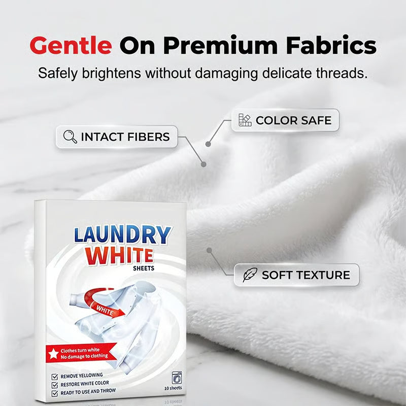 Deep Cleaning Laundry Whitening Sheets