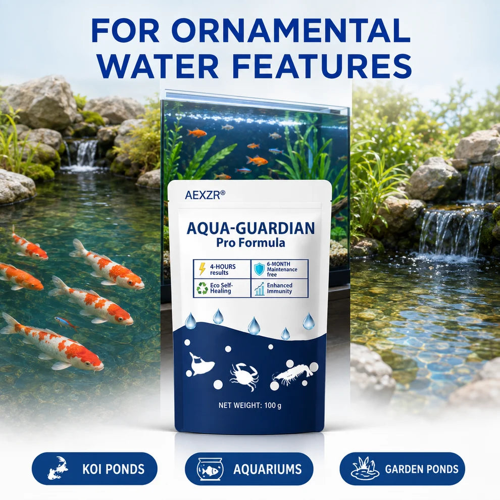 Aqua-Guardian Pond Water Clarifier | Clearer Ornamental Pond & Aquarium Water