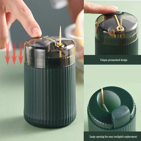Pop-Up Automatic Toothpick Holder Dispenser