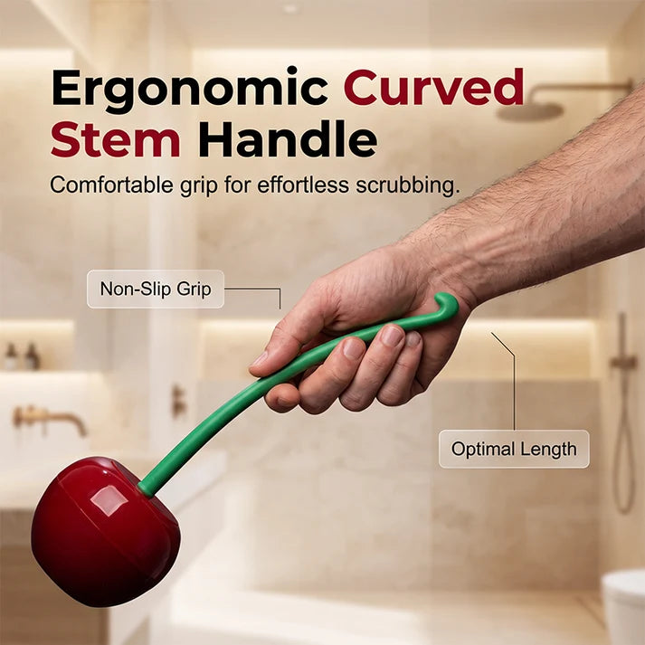 Creative Cherry-Shaped Toilet Brush