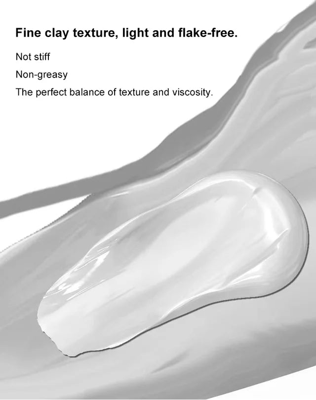 Temporary hair colouring and styling clay