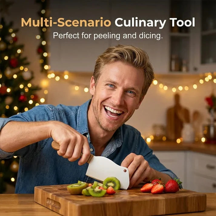 Stainless Steel Mini Fruit Kitchen Cleaver Knife