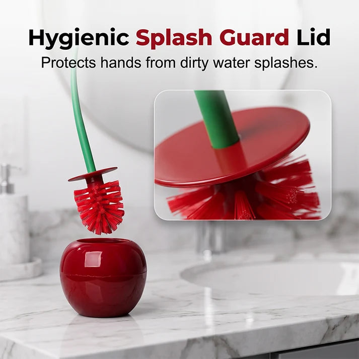 Creative Cherry-Shaped Toilet Brush