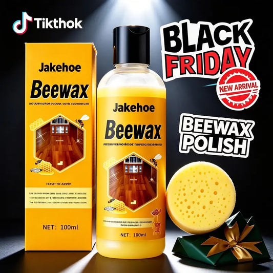 Beeswax Wood Polish & Conditioner – Natural Wood Furniture Cleaner & Restorer