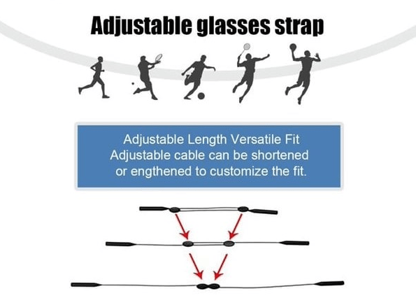 Adjustable Glasses Anti-Slip String Strap