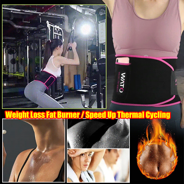 Sweating Silver Ion Corset Waist Trainer Belt with Pocket