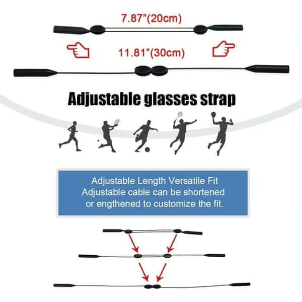 Adjustable Glasses Anti-Slip String Strap