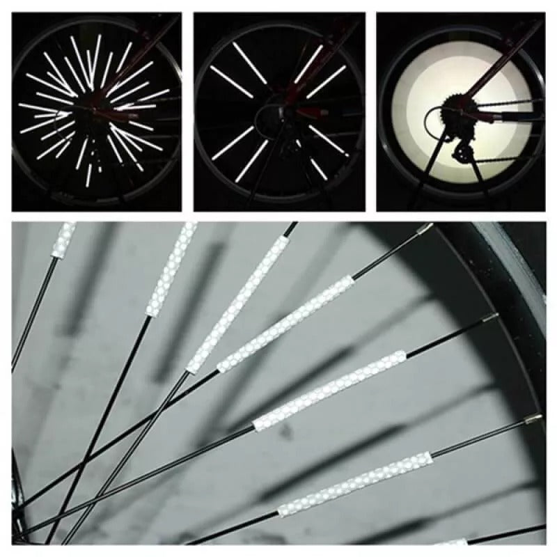 Bicycle Wheel Spoke Reflector (12Pcs/Pack)