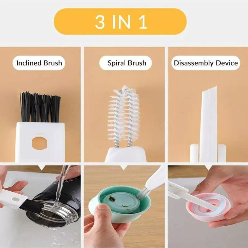 🔥Price Reduce Promotion!3 in 1 Multifunctional Detail Cleaning Brush