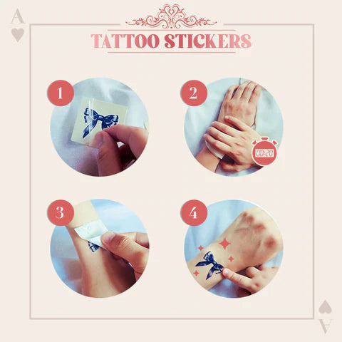 3D Tattoo Stickers (6 Pcs/Set)