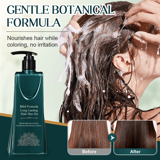 Gentle formula for long-lasting hair dye