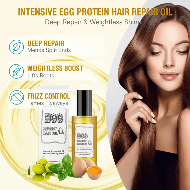 Intensive Egg Protein Hair Repair Oil - Denna