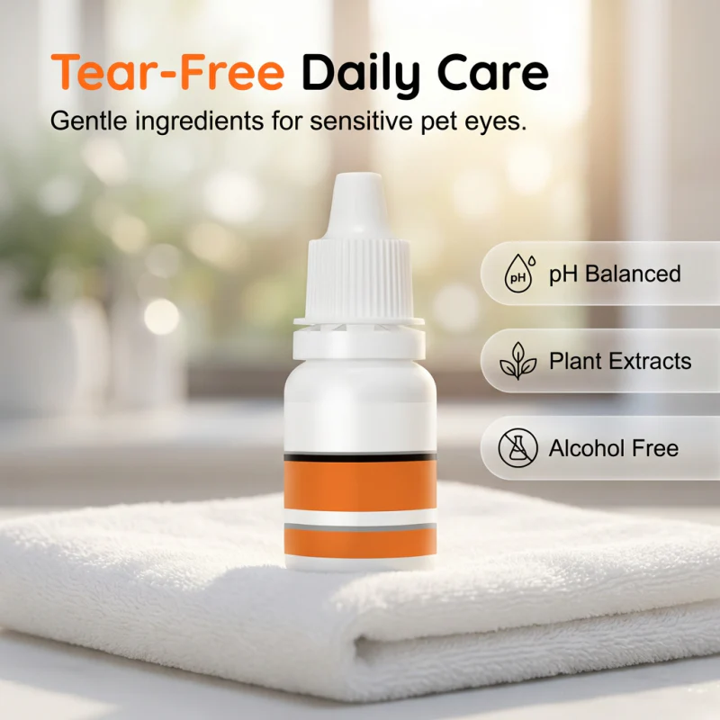 Vet-Recommended Eye Solution – Gentle Formula for Sensitive Breeds 🩺🐕