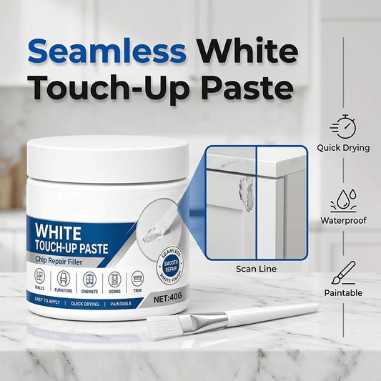White Furniture Touch-Up Paste with Brush - Denna
