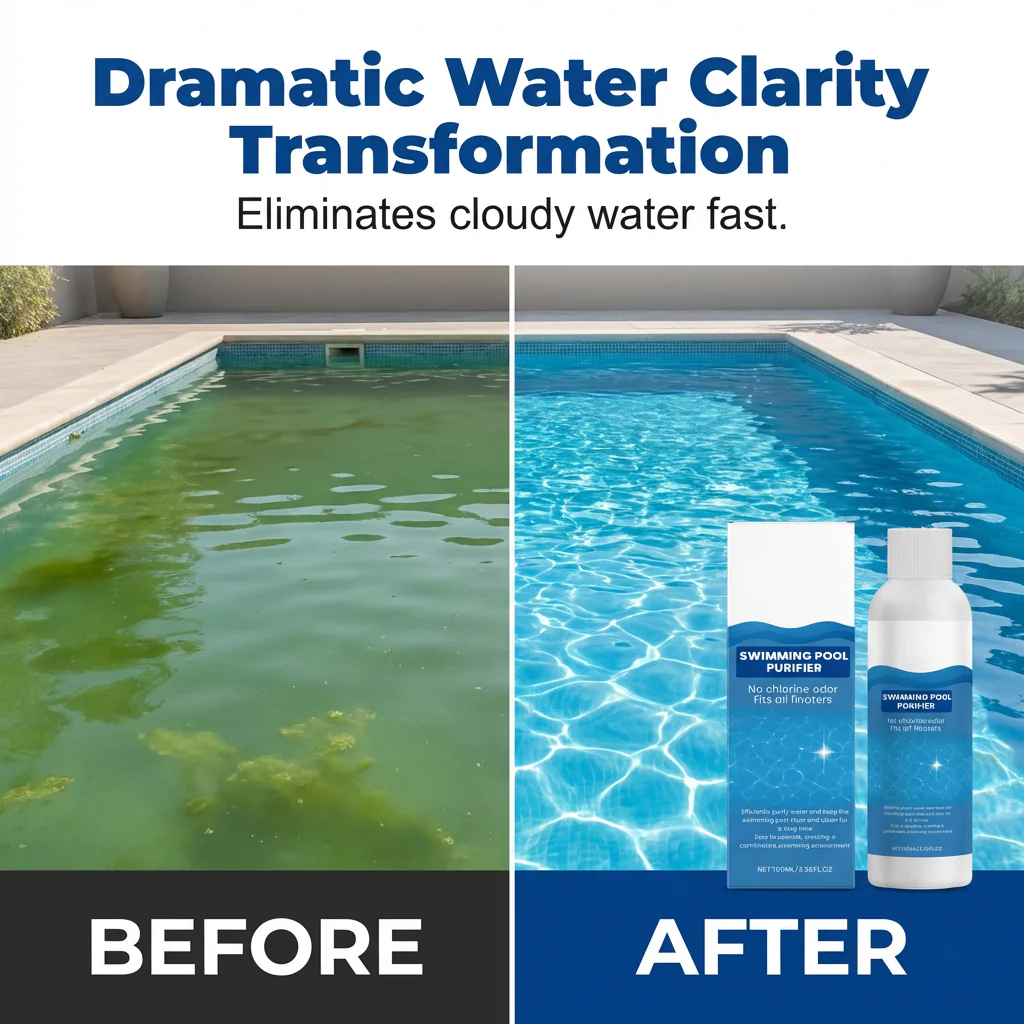 💧 Swimming Pool Purifying Liquid – Crystal Clear Water, Zero Hassle! ✨