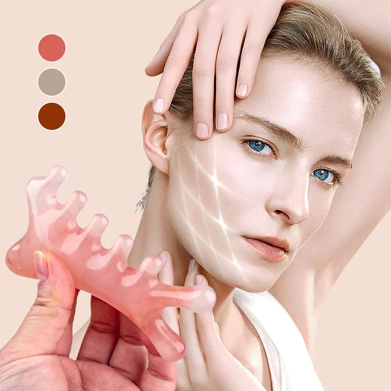 Multifunction Scalp Massage Comb Gua Sha Tool