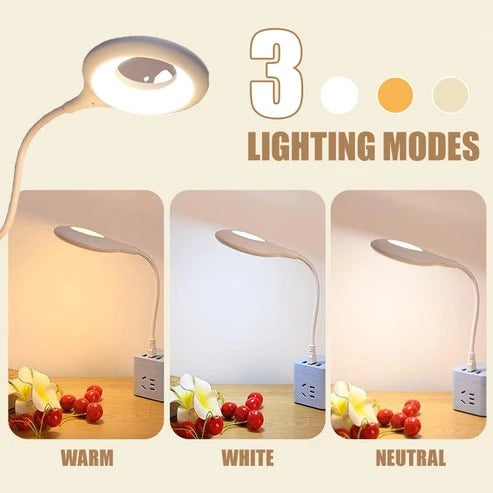High-tech voice-activated USB LED lamp