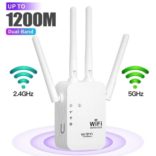 🥳2026 HOT SALE🥳💞50K+ SOLD!🚀📶 1200Mbps WiFi Extender - Denna