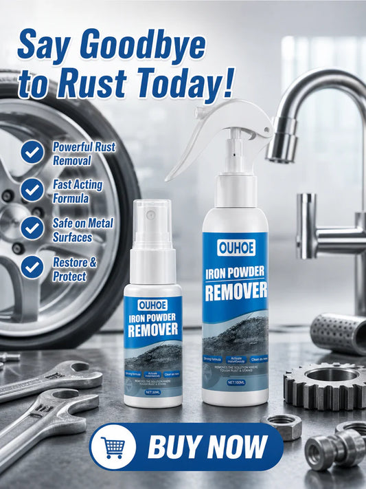 Instant Rust Dissolver Spray for Car, Tools, and Household Metal (30ml & 100ml)