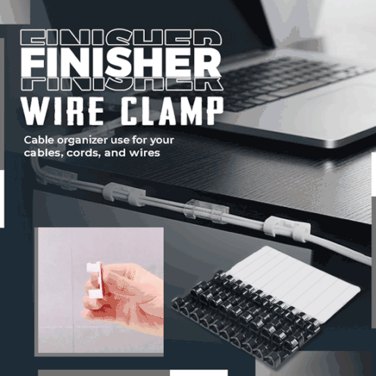 ✨Home Essentials：Finisher Wire Clamp🔥 40PCS